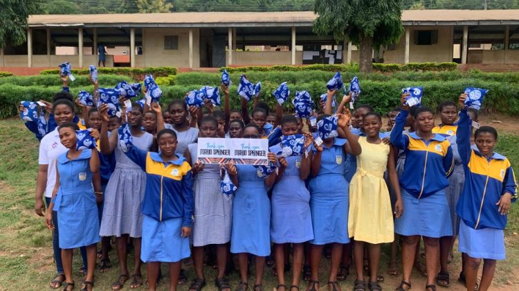 MARIO SPRINGER SUPPORTS TANYIGBE SHS STUDENTS WITH VOLTA PADS